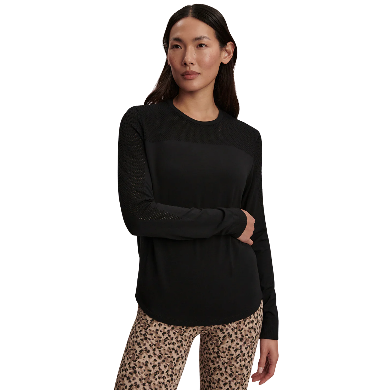 Samia Seamless LS Tee Black