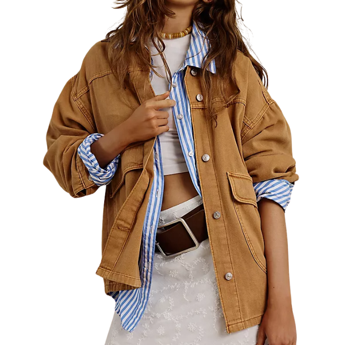 Lemon Denim Jacket Meerkat