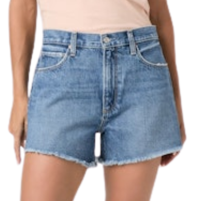 Archie Short W/ Heavy Frayed Hem - Biarritz