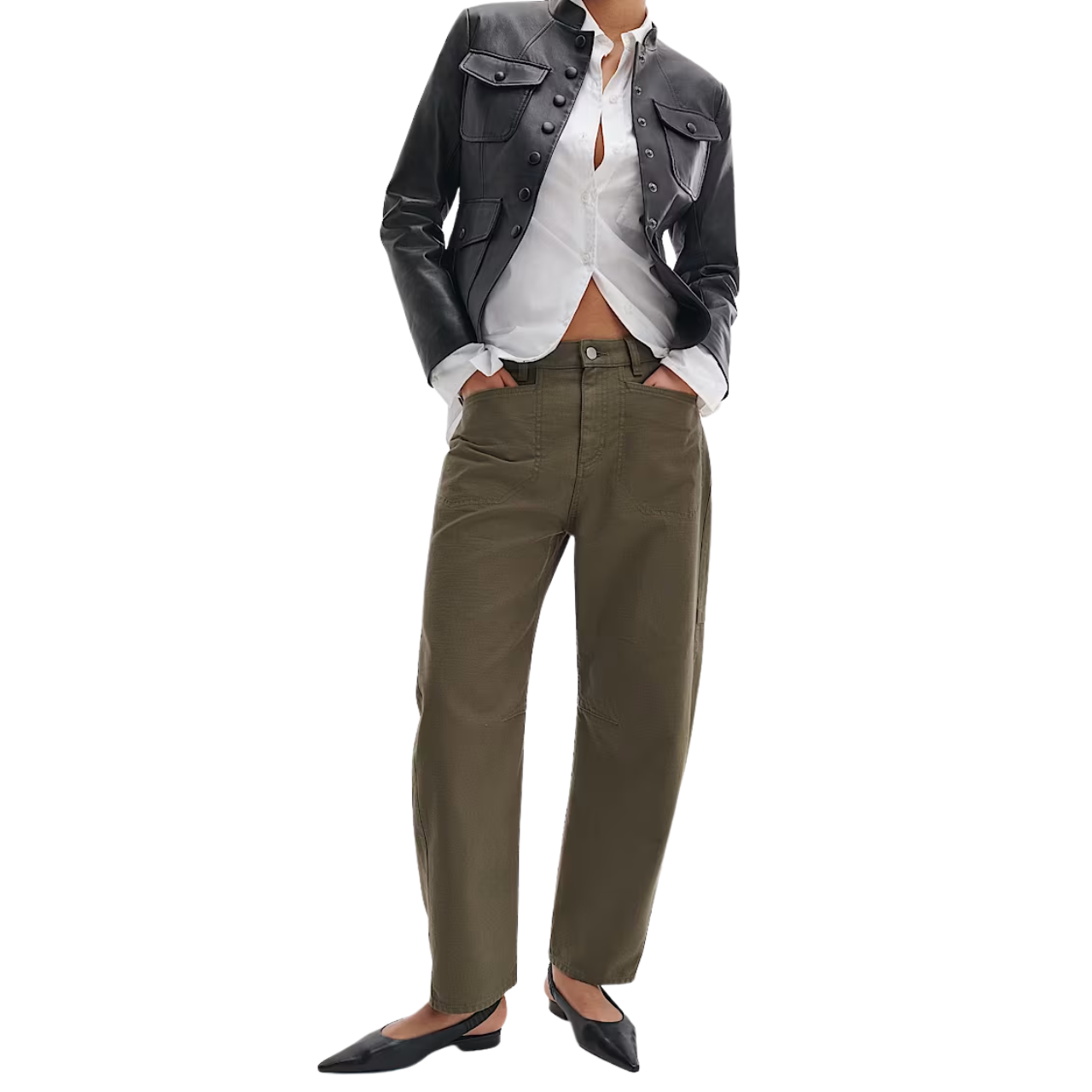 Stevie Utility Tapered Pant Olive