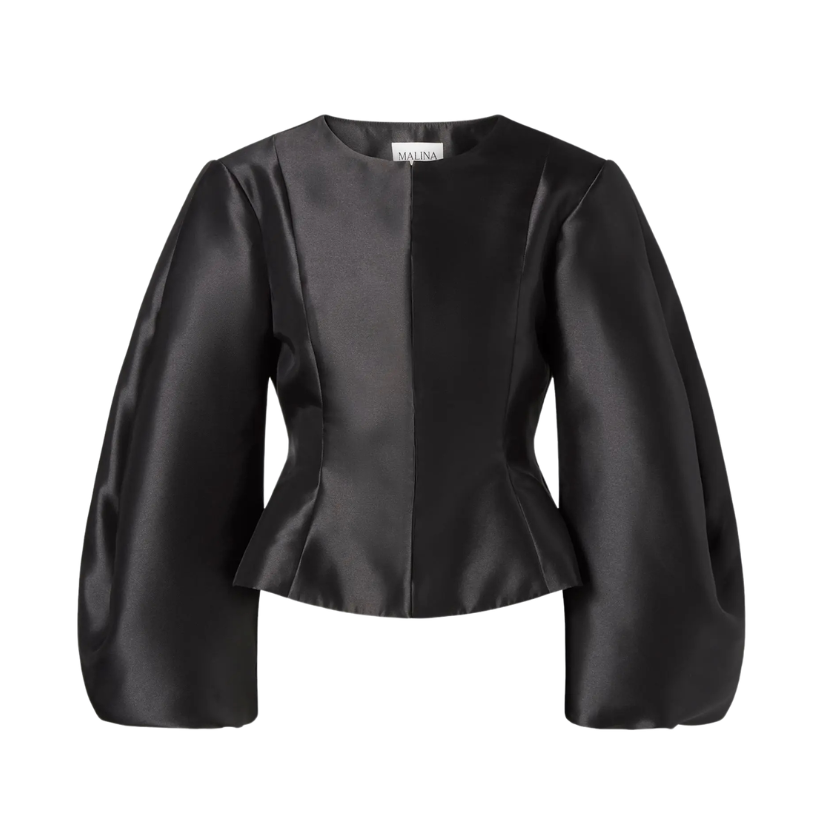 Vendela Balloon Sleeve Blouse Black