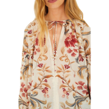 Royal Garden Blouse Sand