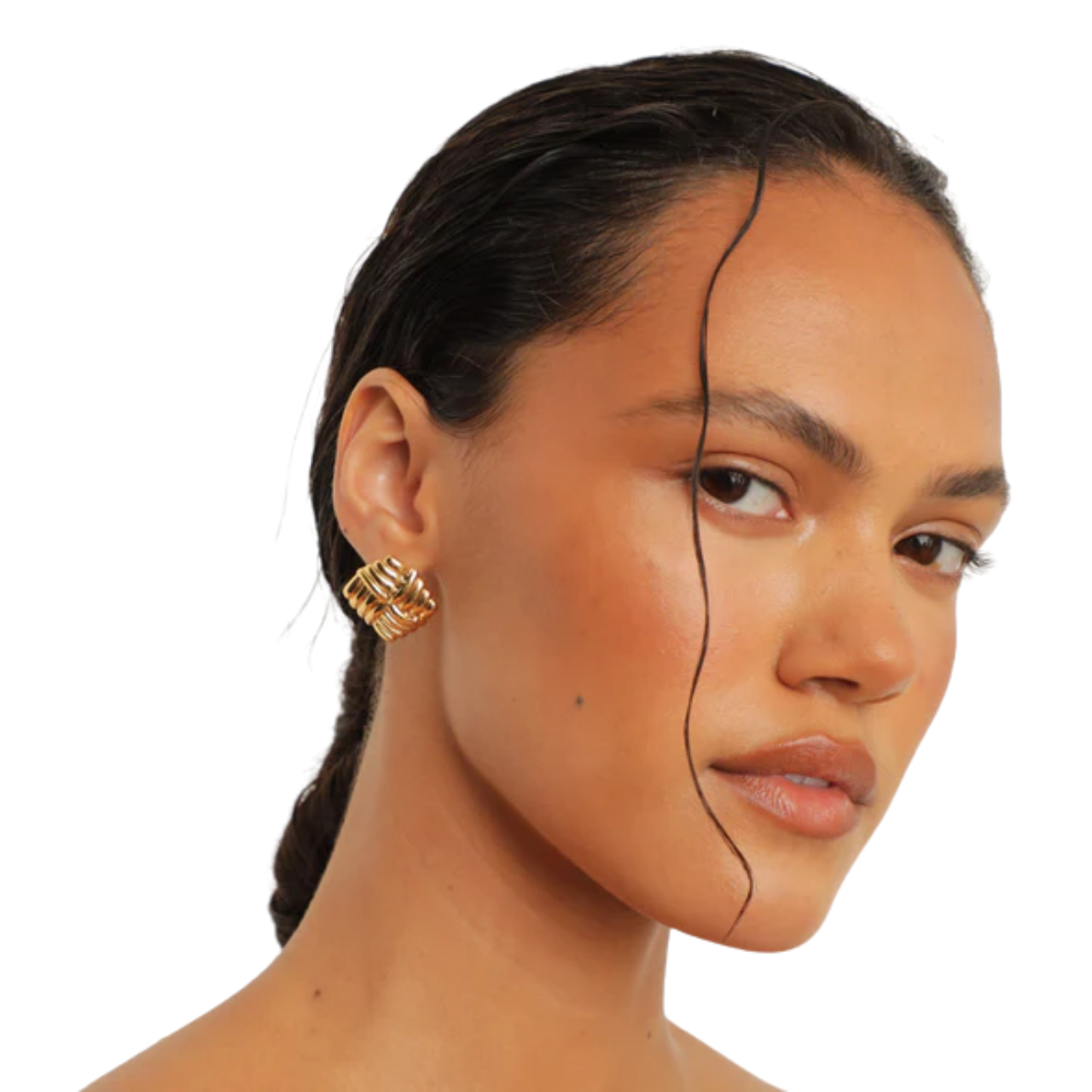 Wind Earring Gold