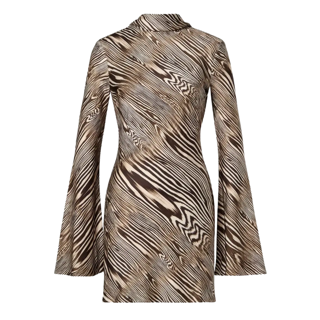 Cezanne Low Back Satin Mini Dress