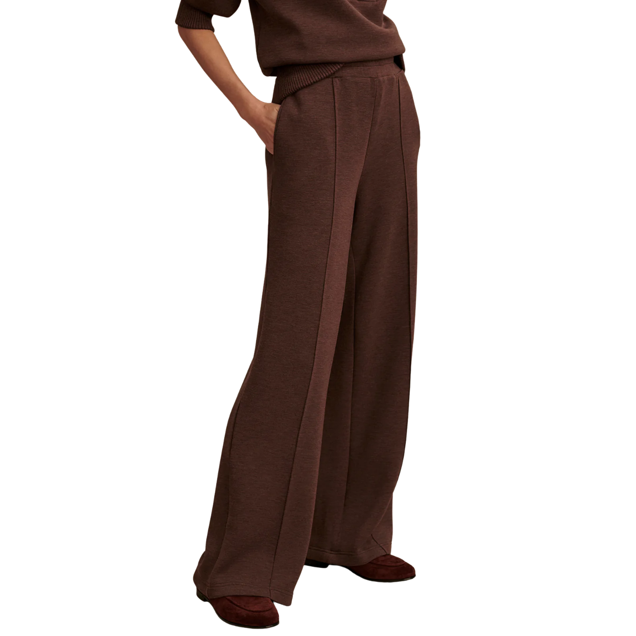 Wide Leg Pant 28' Coffee Bean
