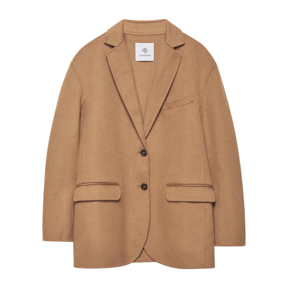 Quinn Blazer Camel Cashmere Blend