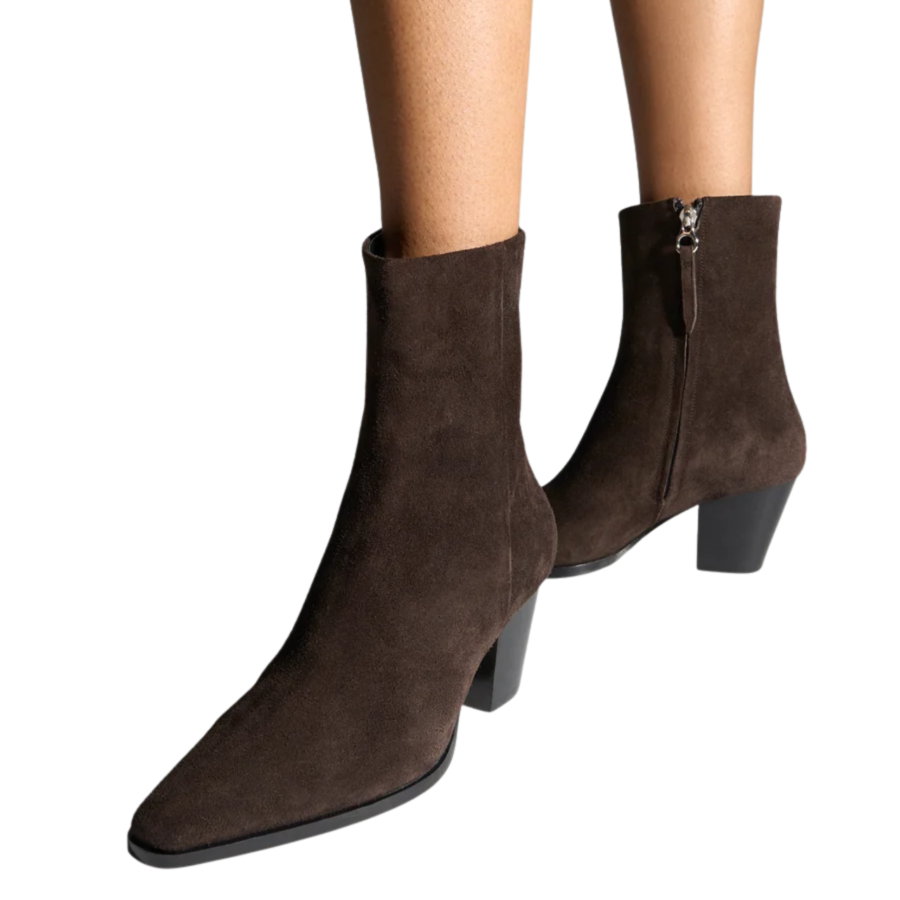 Hedvig Moka Leather Boots