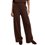 The Wide Leg Pant 30 Coffee/Marl
