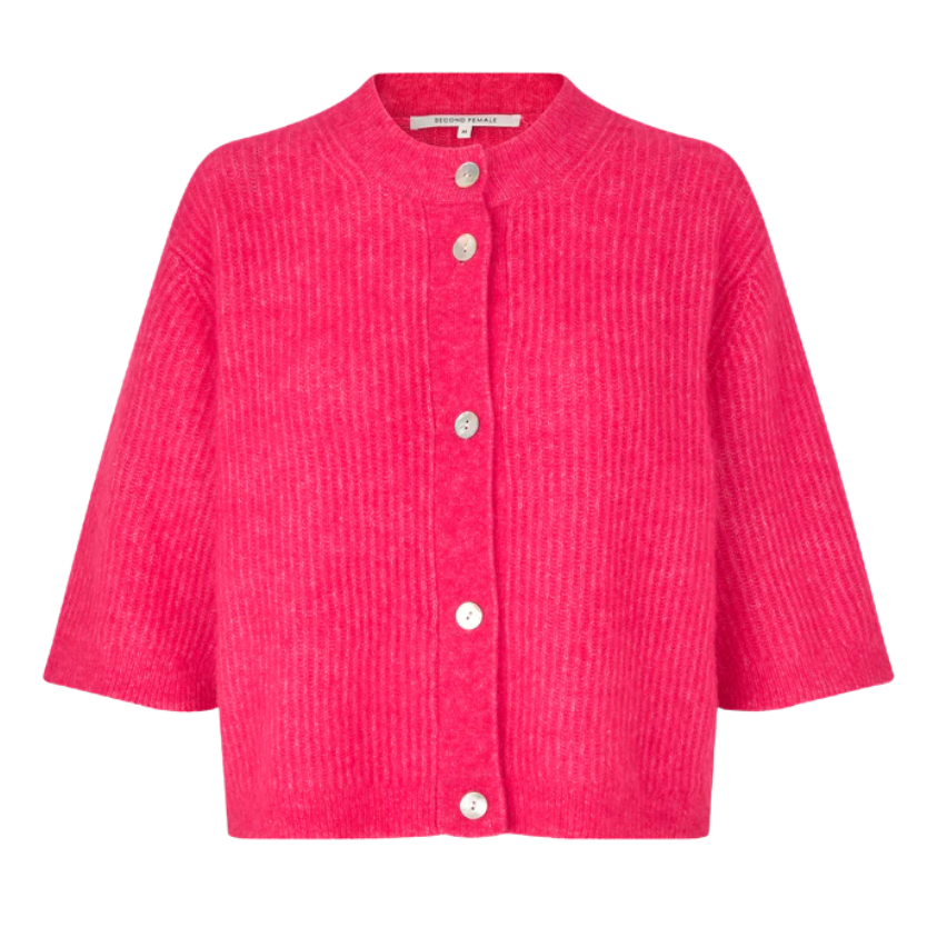 Andrea Cardigan Raspberry