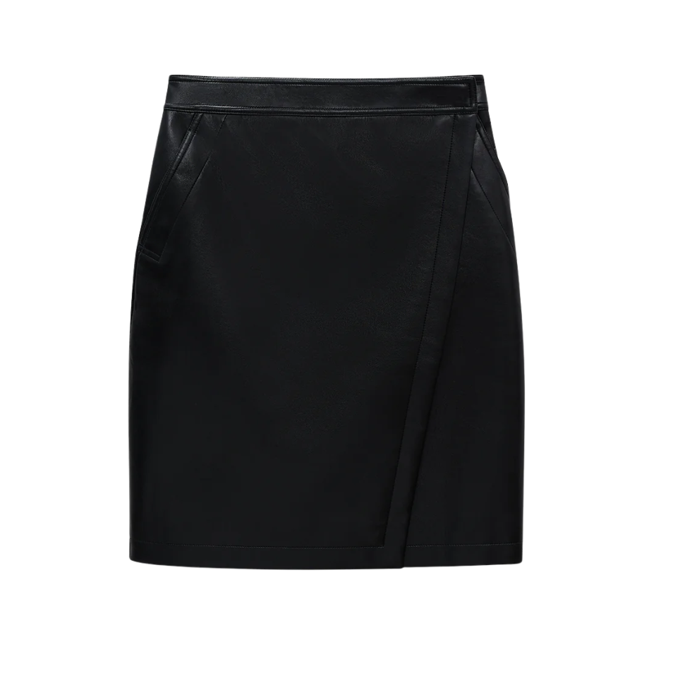 Alanis Skirt Black Leather
