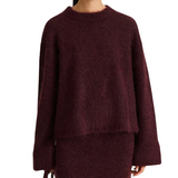 Niclas Short Sweater Bordeax