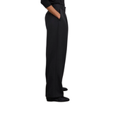 Relaxed Wool Trousers Black