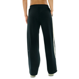 Luca Airweight trouser w/Stripe Black White