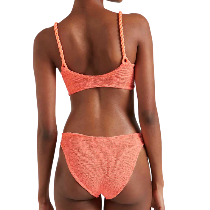 Phoebe Bikini Metallic Coral