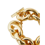 Bean Link Bracelet Gilded Gold