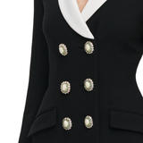 Black Tailored Blazer Mini Dress