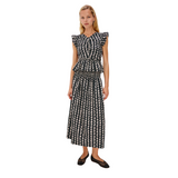Alessia Skirt Painted noir