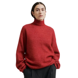 Brookline Knit T-Neck Red