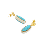 Turquoise Double Sided Earrings