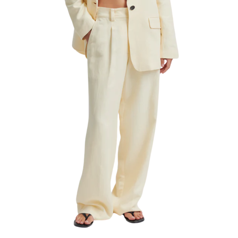Lino Trousers Alabaster