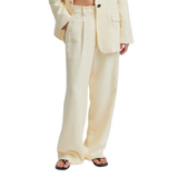Lino Trousers Alabaster