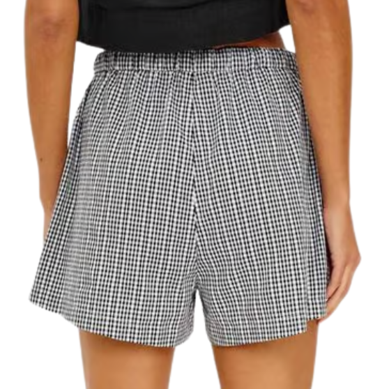 Jenner Short Black Gingham