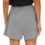 Jenner Short Black Gingham
