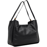 River Tote Black Leather