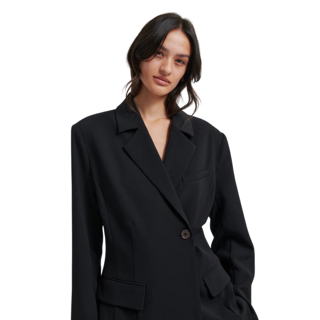 Fique Fitted Blazer Black