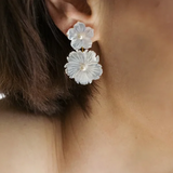 Tibby Earrings Mother-Of-Pearl