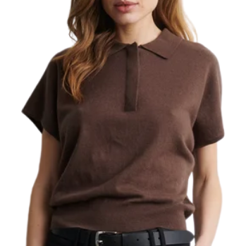 Claro Knit SS Polo Carafe