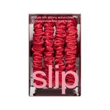 Skinny Scrunchies Set Of 4 Red