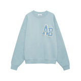 Miles Sweatshirt Letterman Pastel Blue