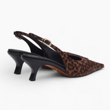 Madison Slingback Leopard