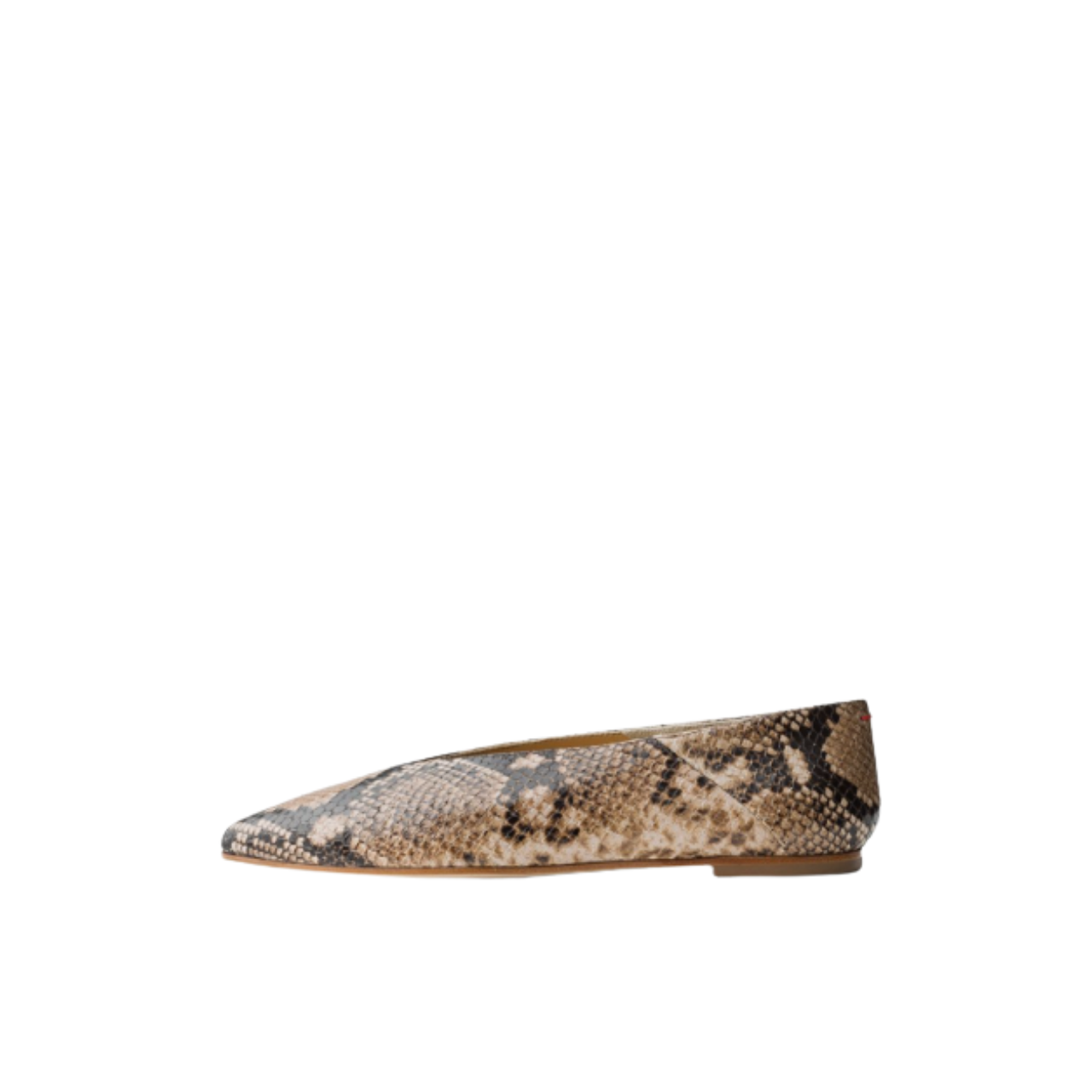 Moa Pointed Toe Flats Hazelnut