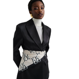 Silk Twill Scarf Monogram Cream