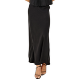 Romina Skirt Black Linen