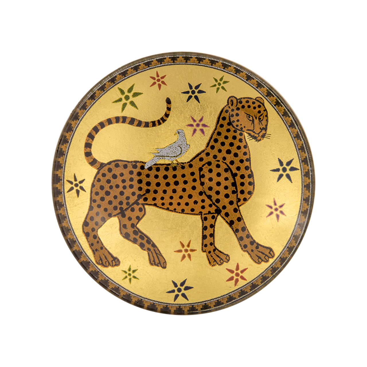 Ambra Negra Glass Plate And Soap