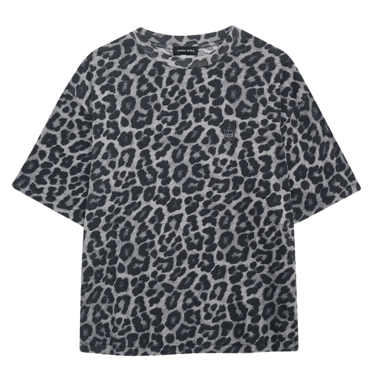 Cohen Tee Grey Leopard