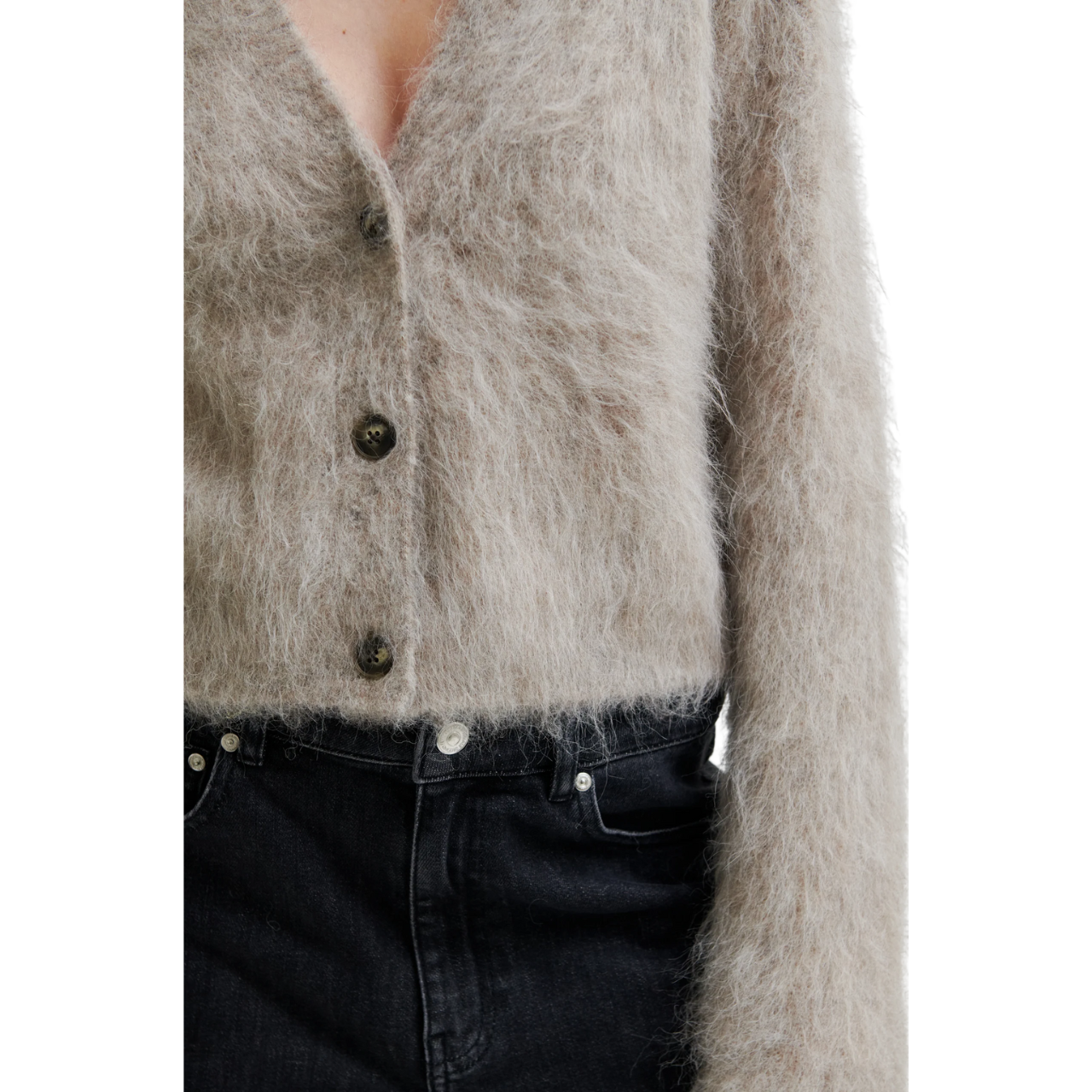 Karla Knit Cardigan Pumice Stone