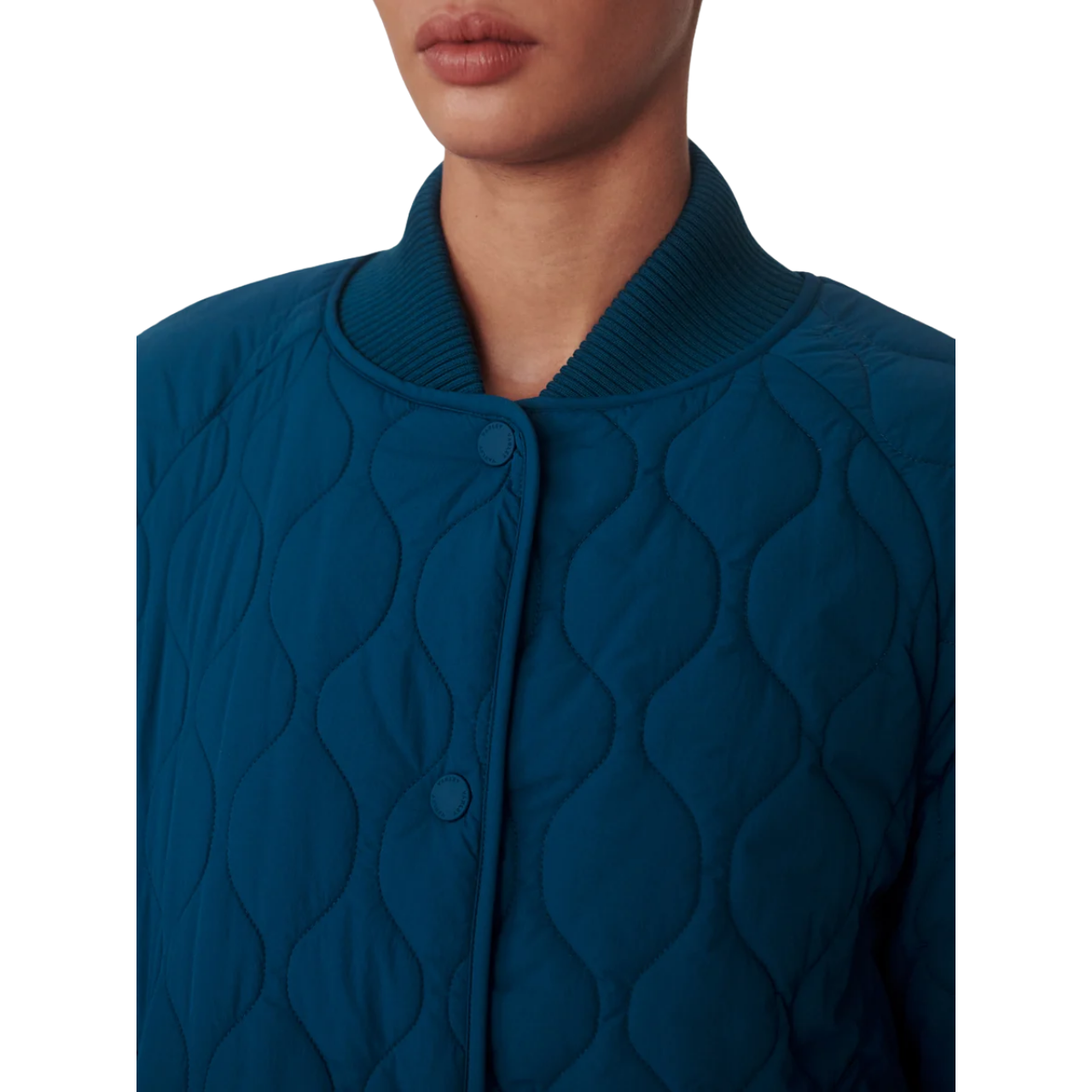 Luca Quilted Jacket Sea Blue