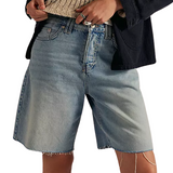 Montana Shorts Raw Hem Cowgirl Blues