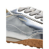 Bridge Metallic Silver Trainers