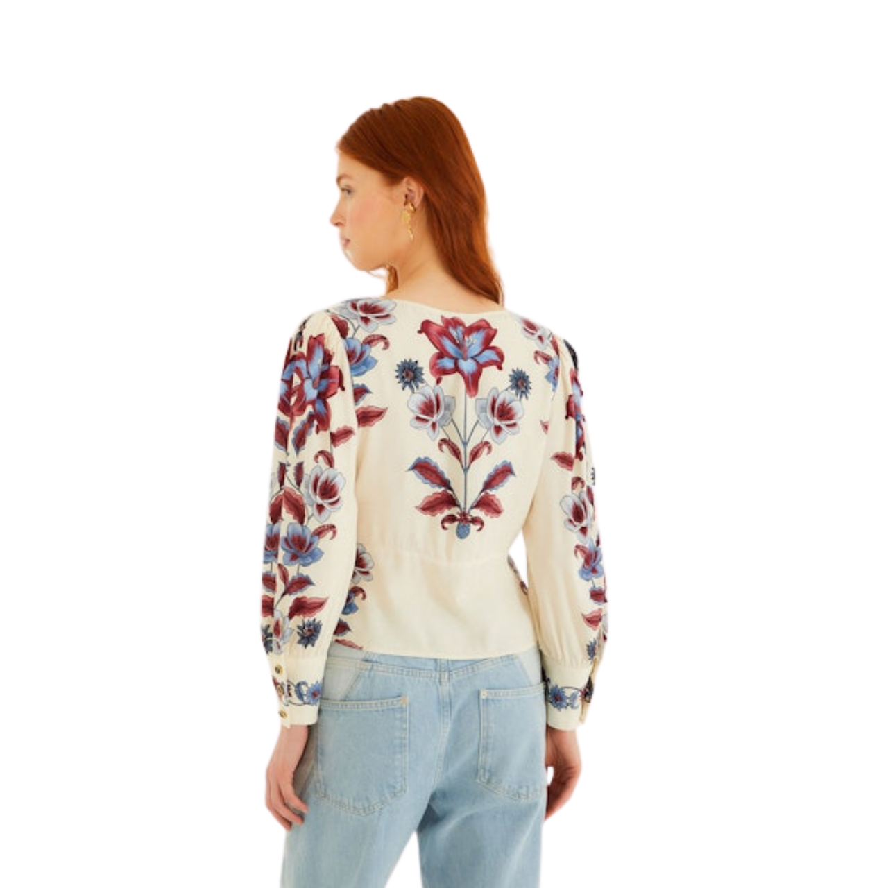 Malu Winter White SS Blouse