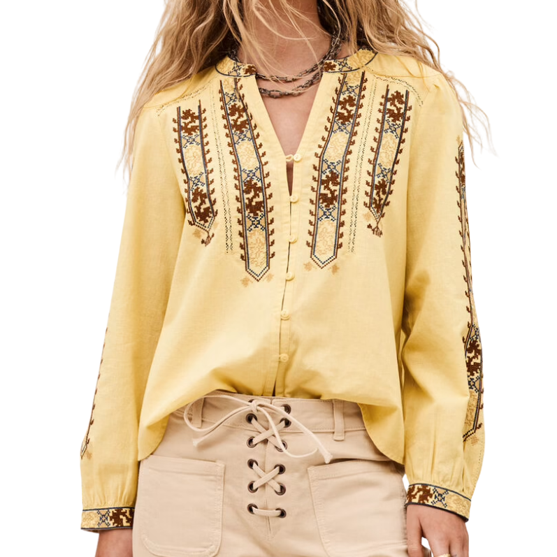 Faustine Blouse Vanille