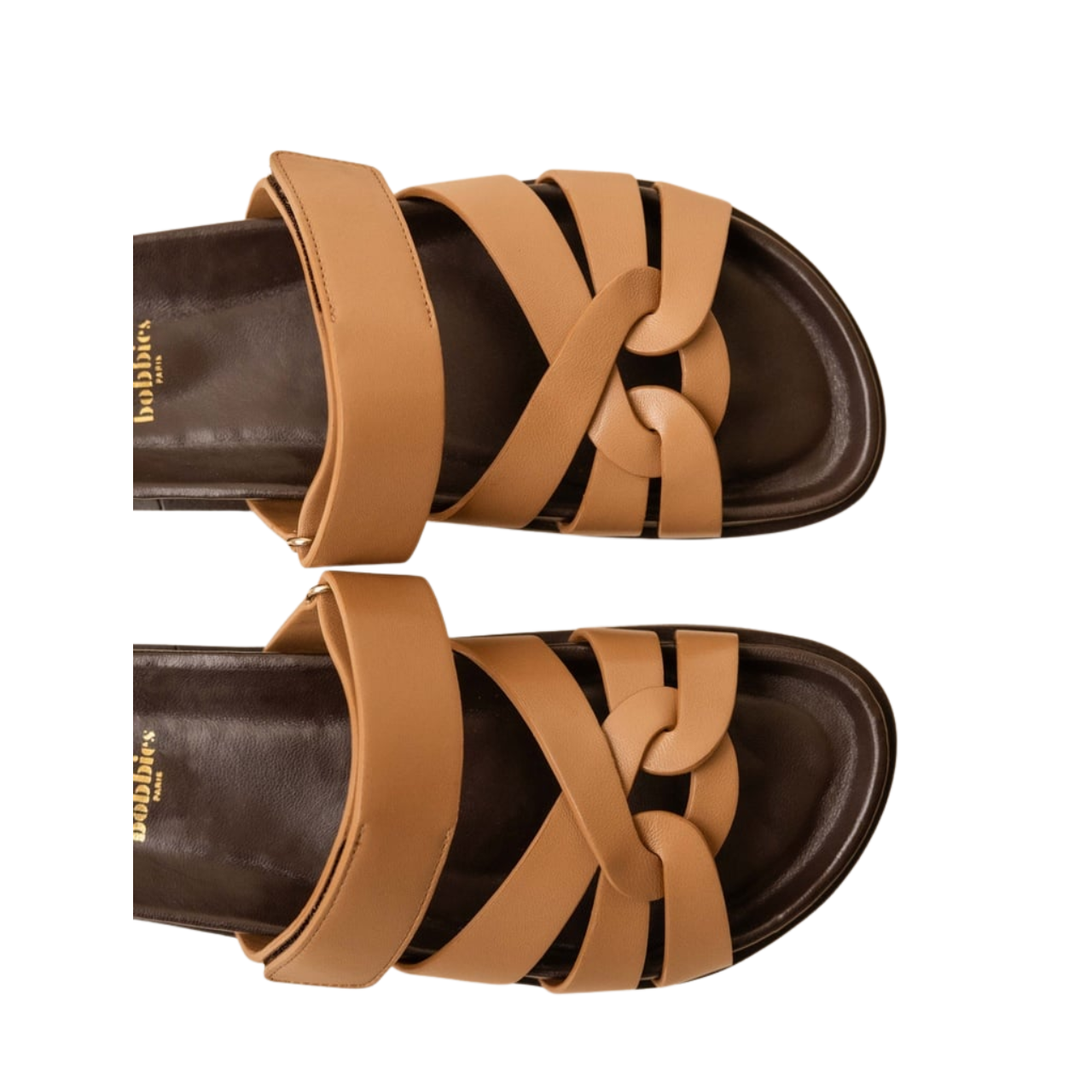 Atlas Flat Sandals Hazelnut