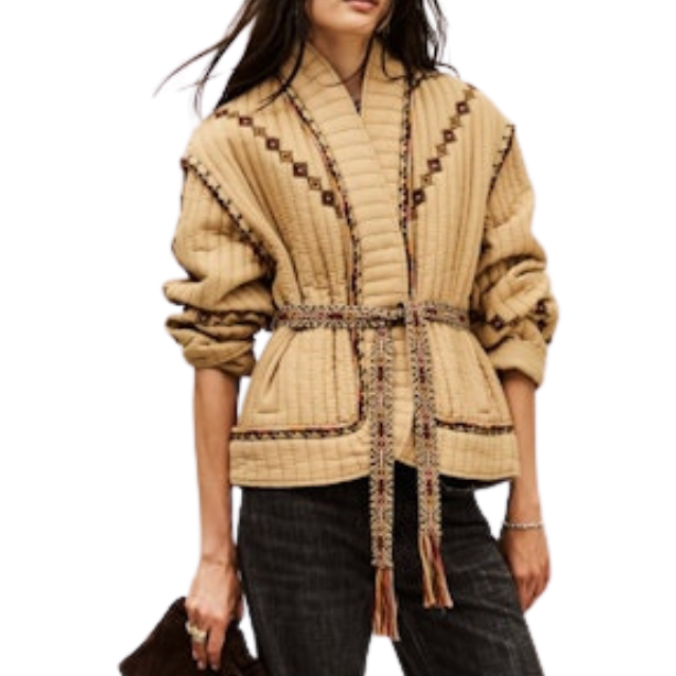 Cocoon Jacket Camel