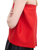 Rouched Tube Top Red