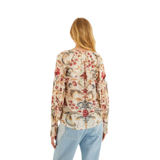 Royal Garden Blouse Sand