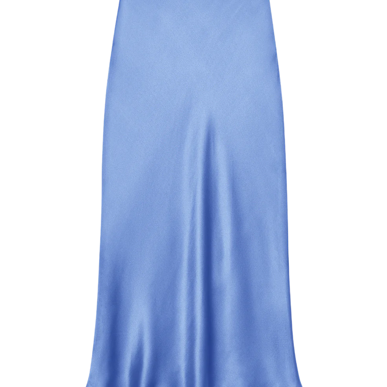 Bar Silk Skirt Storm Blue